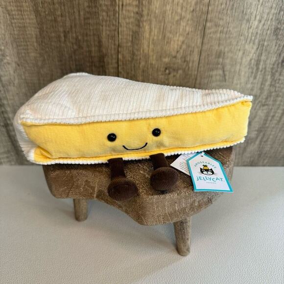 Jellycat Brie Cheese Amuseables NEW!  FAST SHIP Jellycat Cheese - Picture 1 of 8